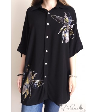 Nauja palaidinė-marškiniai su bite